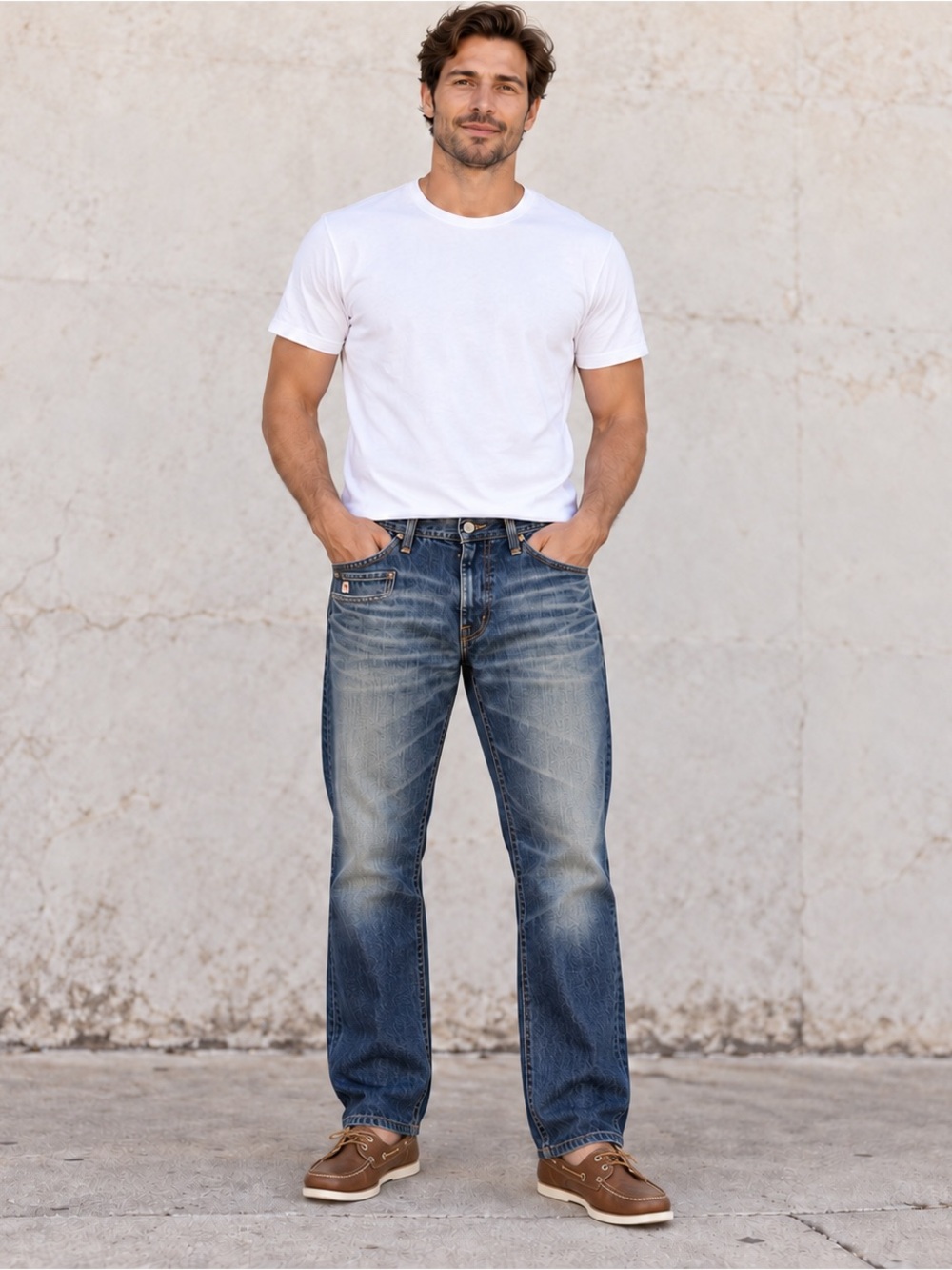 AG Adriano Goldschmied Protege Jeans Mens 36x31 Straight Leg Dark Wash
